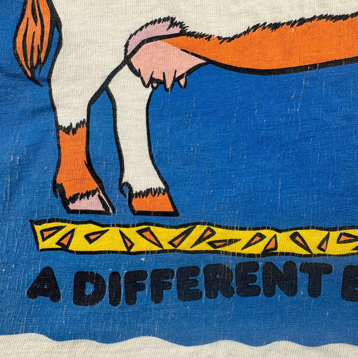 90s 企業T 牛 アートT プロモT DEKUYPER 白 Tシャツ 2604-0171