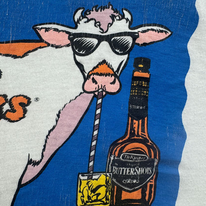 90s 企業T 牛 アートT プロモT DEKUYPER 白 Tシャツ 2604-0171