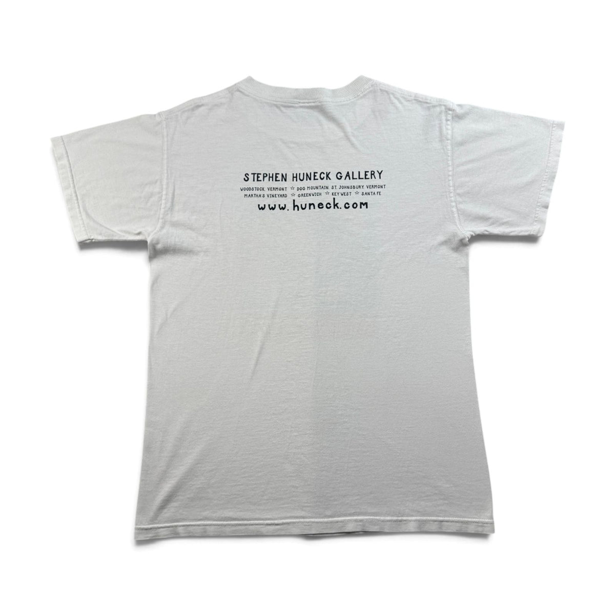 90s アートT 企業T 犬 ステファン ヒューネック Tシャツ NETWORKING stephen huneck 白 アニマル 2604-0173