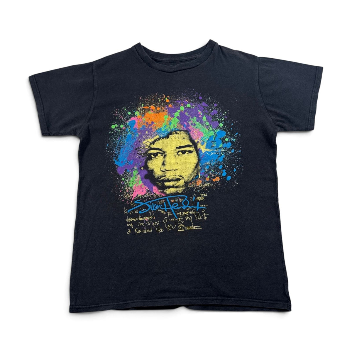 00s ジミヘン ジミ ヘンドリックス JIMI HENDRIX 黒 Tシャツ バンドT 2604-0180