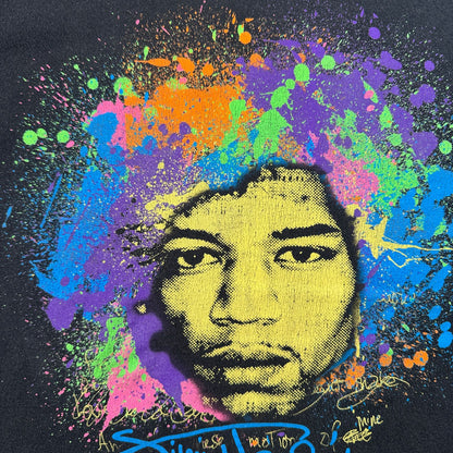 00s ジミヘン ジミ ヘンドリックス JIMI HENDRIX 黒 Tシャツ バンドT 2604-0180