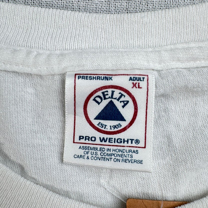 90s バドワイザー Budwiser カエル Tシャツ 白 XL 企業T プロモT ビール 2604-0181