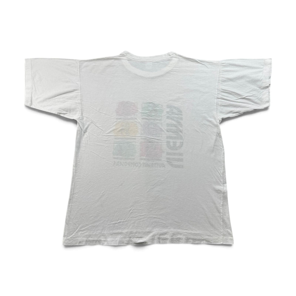 90s オーストリア 作曲家 アートT 偉人 Tシャツ 白 2XL VIENNA シングルステッチ 2604-0190