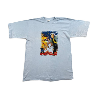 90s ルパン三世 カリオストロの城 Tシャツ 青 水色 M Lupin 2604-0192