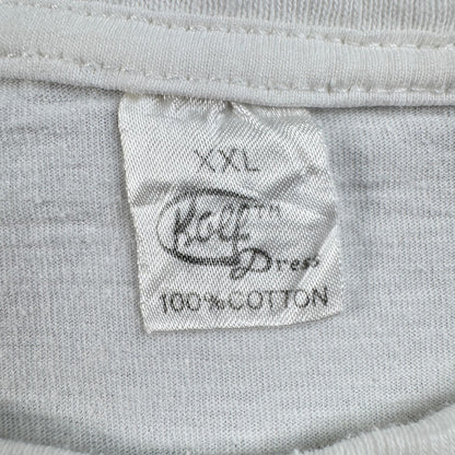 90s オーストリア 作曲家 アートT 偉人 Tシャツ 白 2XL VIENNA シングルステッチ 2604-0190