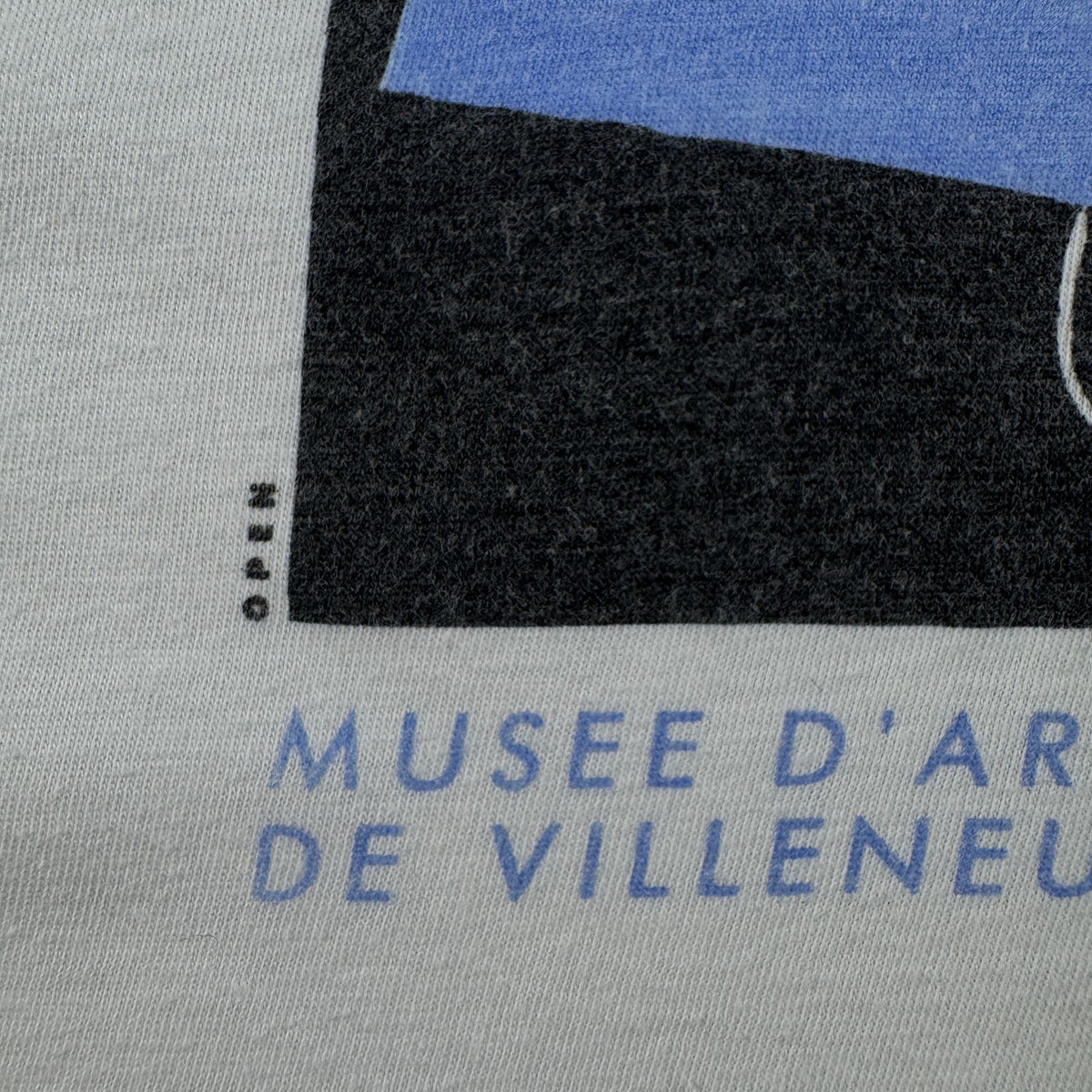90s ジョアンミロ Joan Miro Tシャツ アートT フランス ラ・マム美術館 白 シングルステッチ 2604-0191