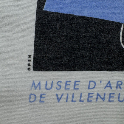 90s ジョアンミロ Joan Miro Tシャツ アートT フランス ラ・マム美術館 白 シングルステッチ 2604-0191