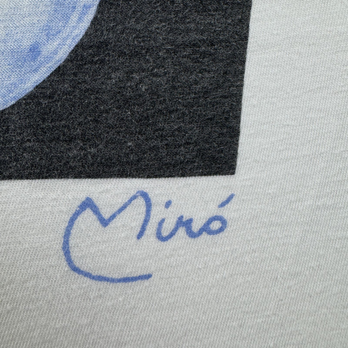 90s ジョアンミロ Joan Miro Tシャツ アートT フランス ラ・マム美術館 白 シングルステッチ 2604-0191