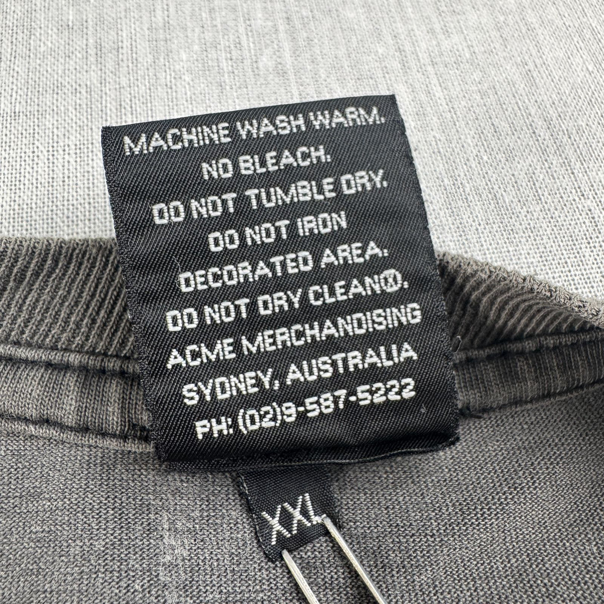 90s ハーレーダビットソン オーストラリア製 Tシャツ フェード 2XL 黒 Harley Davidson モーターサイクル シングルステッチ 2604-0216