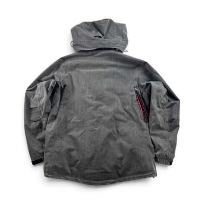 00s NIKE ACG ガーメント マウンテンパーカー シェルジャケット ナイロンジャケット ナイキ スノージャケット テック系 フード着脱式 L グレー 2604-0036
