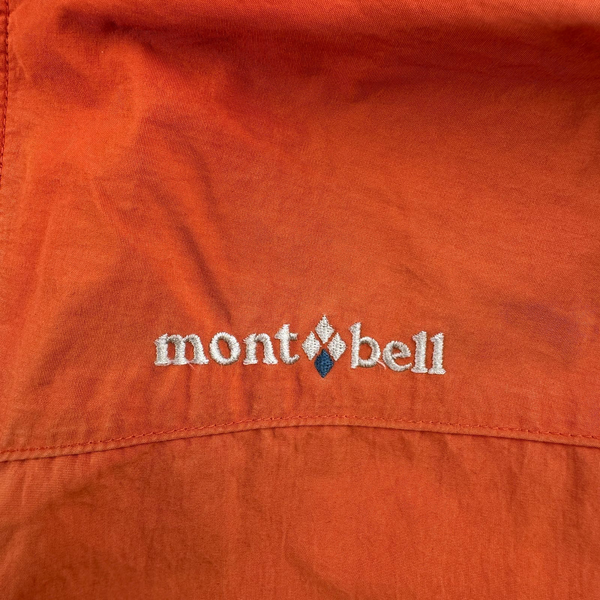 montbell ナイロンジャケット O.D パーカー オレンジ ゴープコア マウンテンパーカー フェード 2604-0056