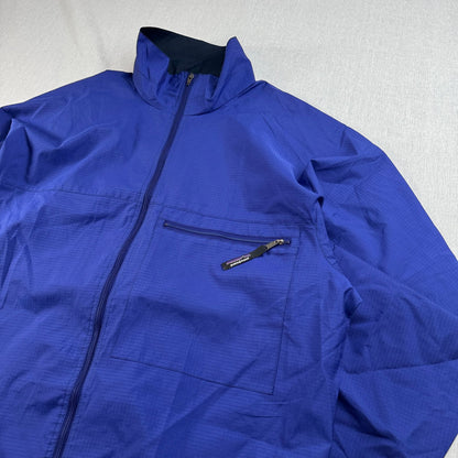 廃盤 90s パタゴニア ベロシティ シェル ナイロンジャケット XL Patagonia VelocityShell 青 ブルー 1996年製 コスタリカ製 2604-0064
