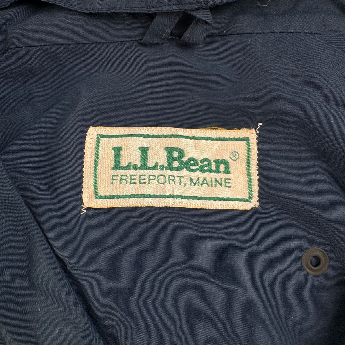 80s LLBEAN リバモア ジャケット フィッシングジャケット アノラック FISHING JKT l.l.bean エルエルビーン ネイビー talon 2604-0100