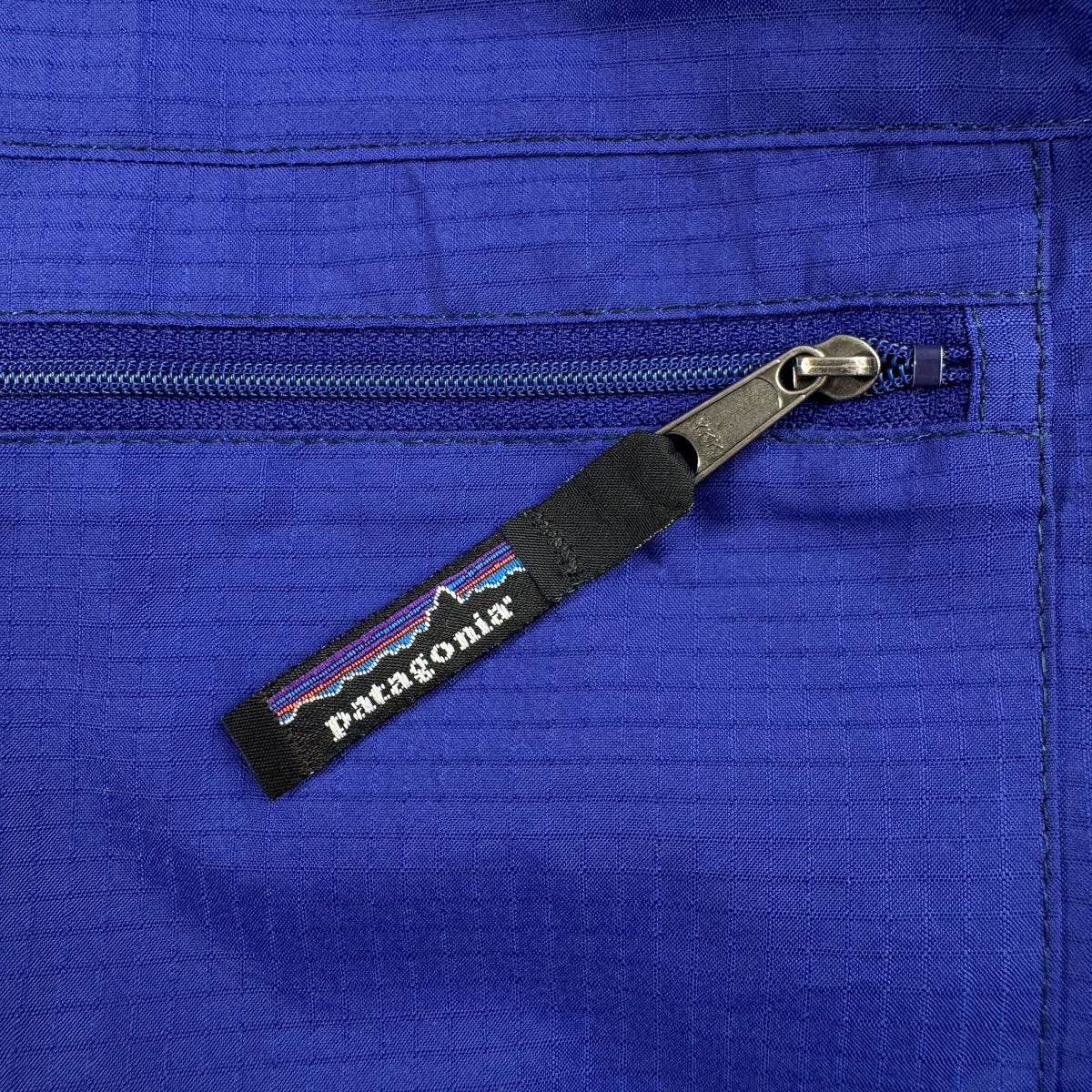 廃盤 90s パタゴニア ベロシティ シェル ナイロンジャケット XL Patagonia VelocityShell 青 ブルー 1996年製 コスタリカ製 2604-0064