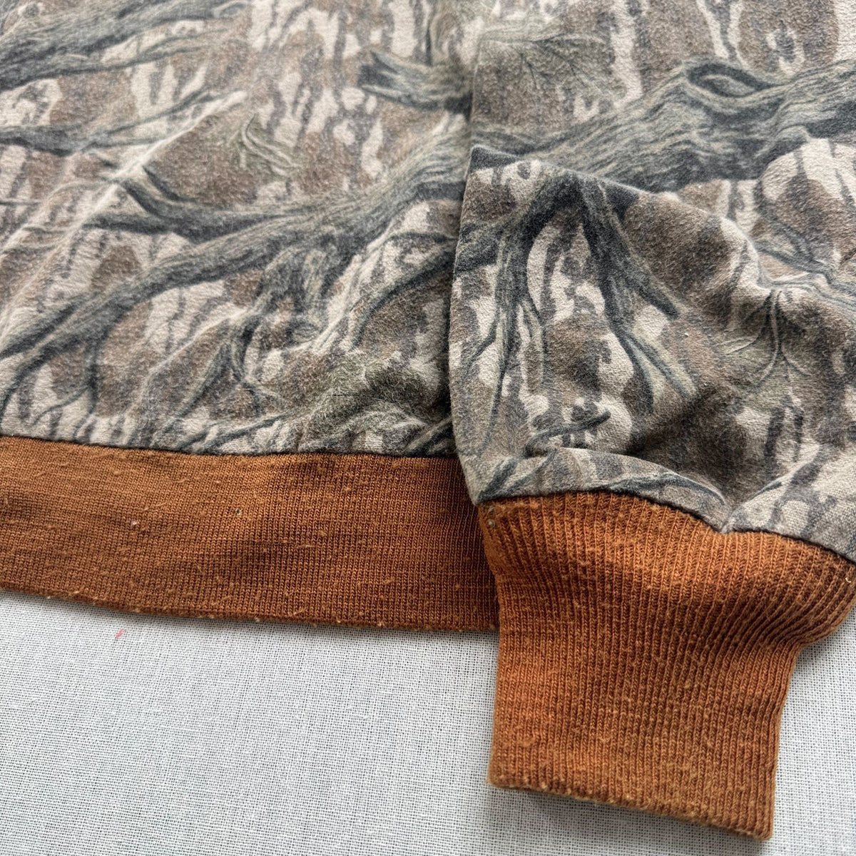 80s 90s USA製 MOSSY OAK リアルツリー カモ 迷彩 ブルゾン ma1 2XL ジャケット 中綿 2604-0017