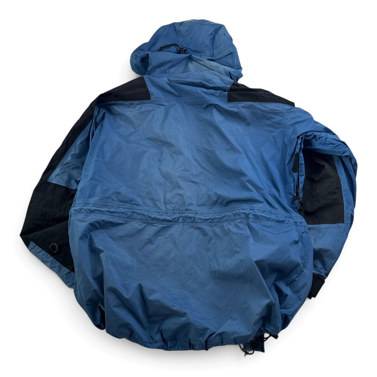 90s THE NORTH FACE ゴアテックス マウンテンパーカー Mountain Light Jacket ノースフェイス 青 黒 gore-tex L 2604-0204