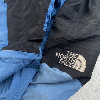 90s THE NORTH FACE ゴアテックス マウンテンパーカー Mountain Light Jacket ノースフェイス 青 黒 gore-tex L 2604-0204