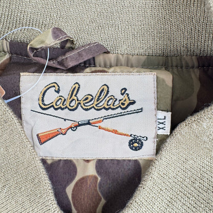 80s カベラス Cabela's 迷彩柄 ダックハンターカモ グースダウンジャケット キルティング 2604-0245