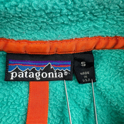90s パタゴニア スナップT エメラルド USA製 フリース patagonia snapT Scaribbean magenta S 2604-0009