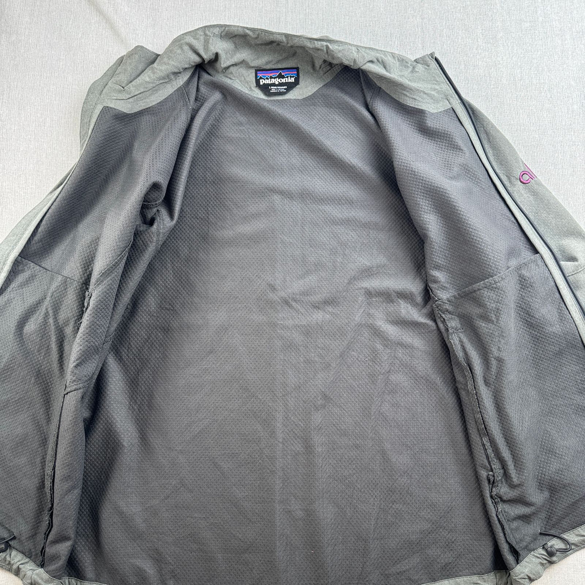 patagonia パタゴニア アズジャケット ADZE JACKET ソフトシェル グレー L 2604-0141