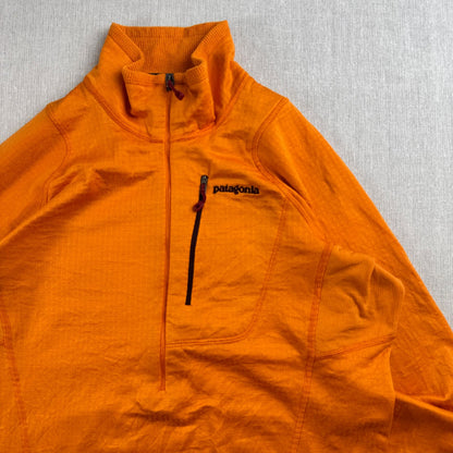 パタゴニア R1 ハーフジップ オレンジ POLARTEC M patagonia フリースプルオーバー レギュレーター M 2604-0161