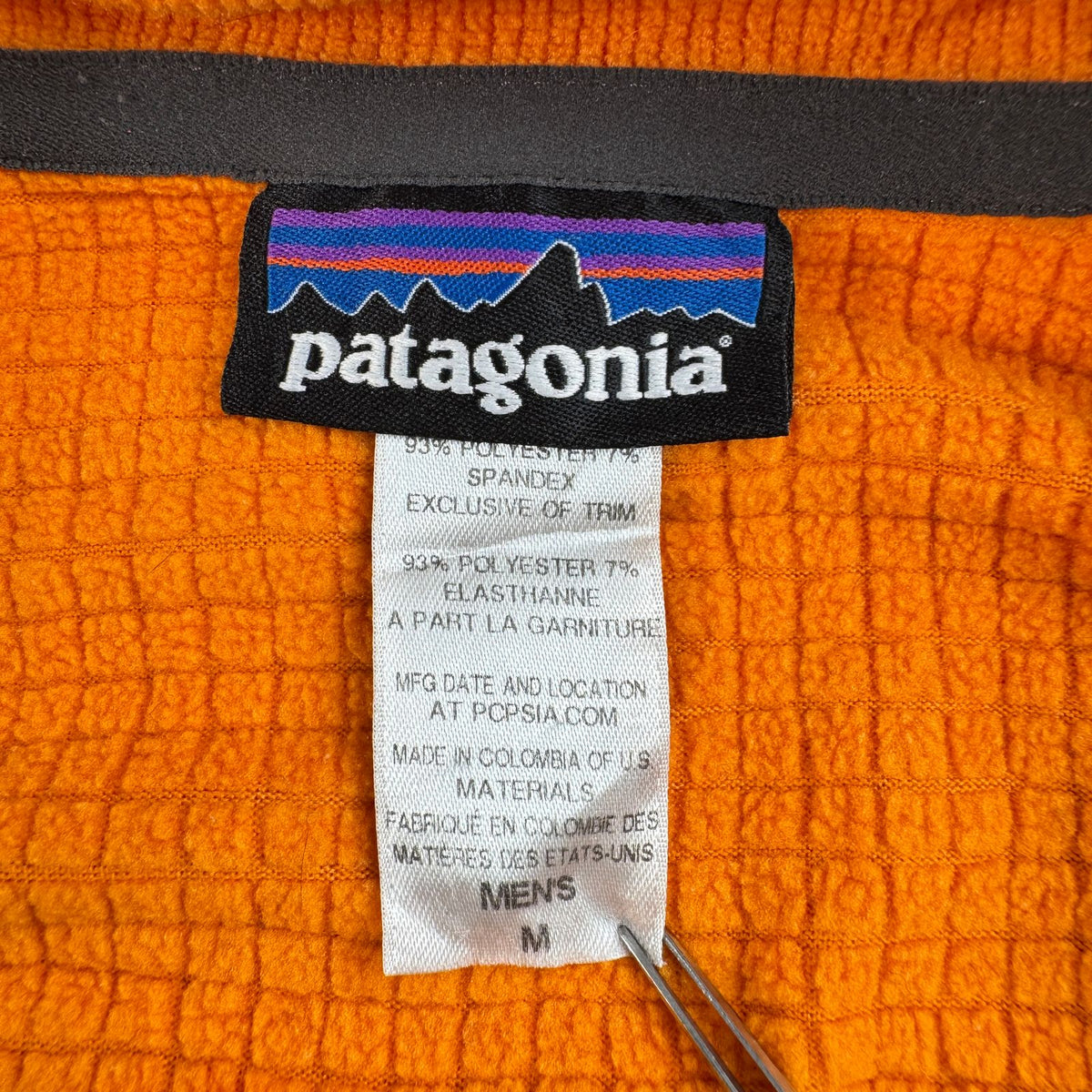 パタゴニア R1 ハーフジップ オレンジ POLARTEC M patagonia フリースプルオーバー レギュレーター M 2604-0161
