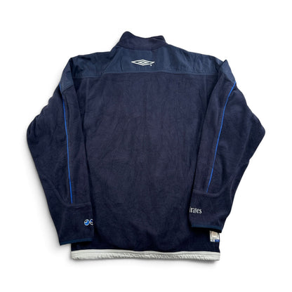 00s UMBRO アンブロ チェルシー フリース ハーフジップ ジャケット emirates ネイビー サッカー 2605-00138