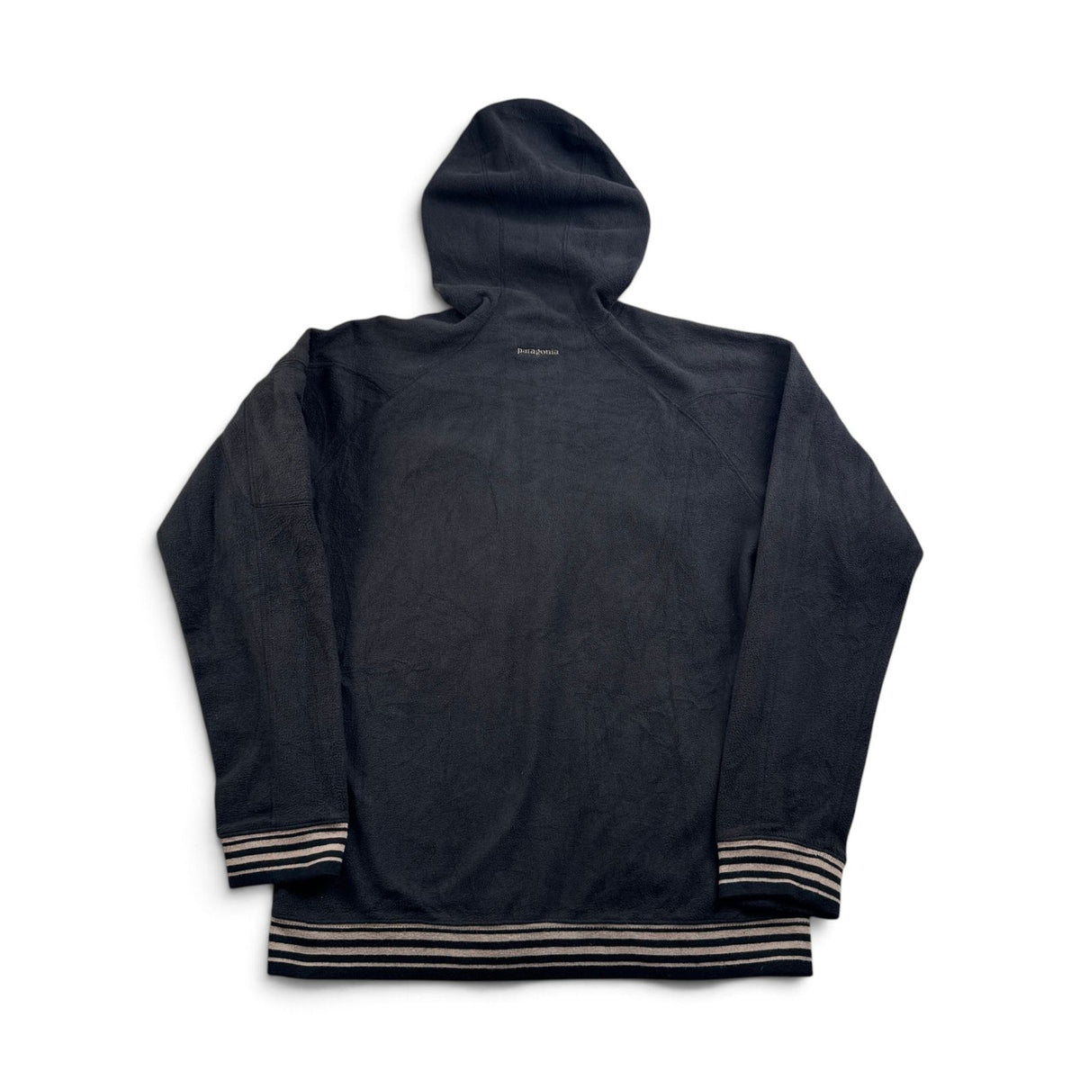 00s パタゴニア プラッシュ シンチラフリース フルジップ パーカー Plush Synchilla Sweat patagonia M 黒 2605-00137