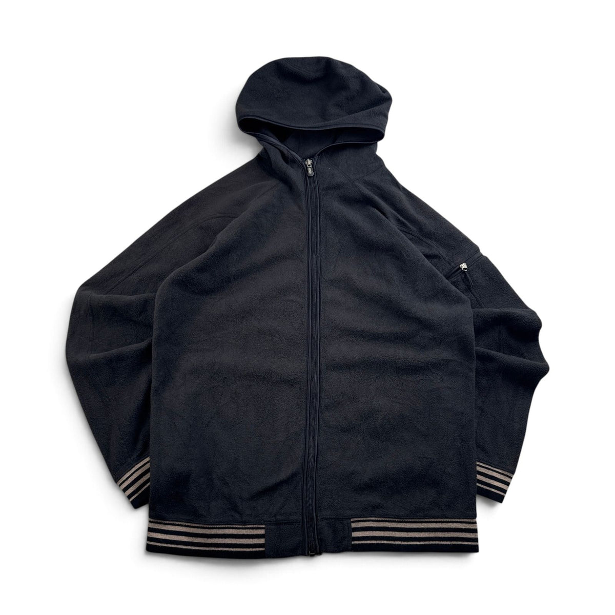 00s パタゴニア プラッシュ シンチラフリース フルジップ パーカー Plush Synchilla Sweat patagonia M 黒 2605-00137