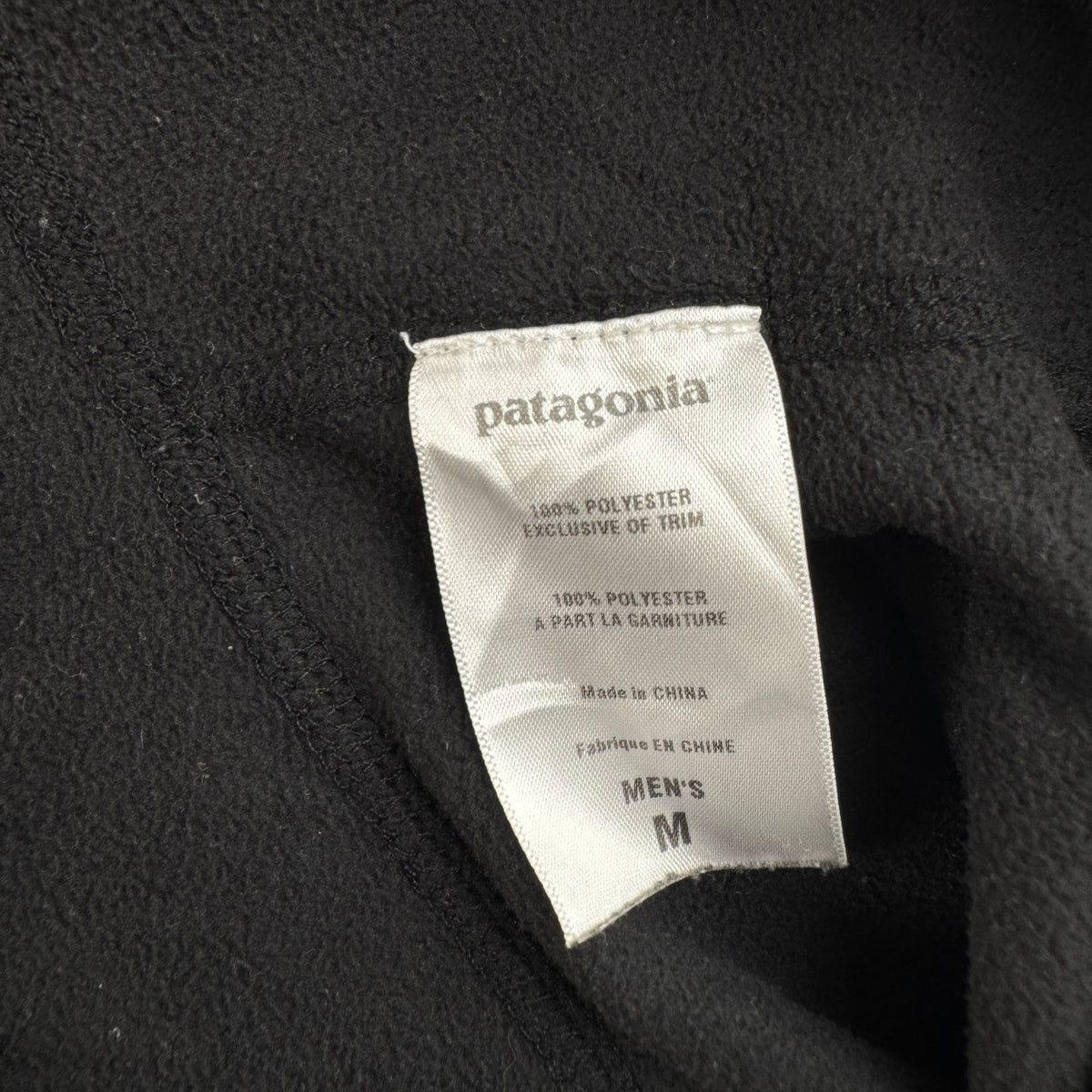 00s パタゴニア プラッシュ シンチラフリース フルジップ パーカー Plush Synchilla Sweat patagonia M 黒 2605-00137