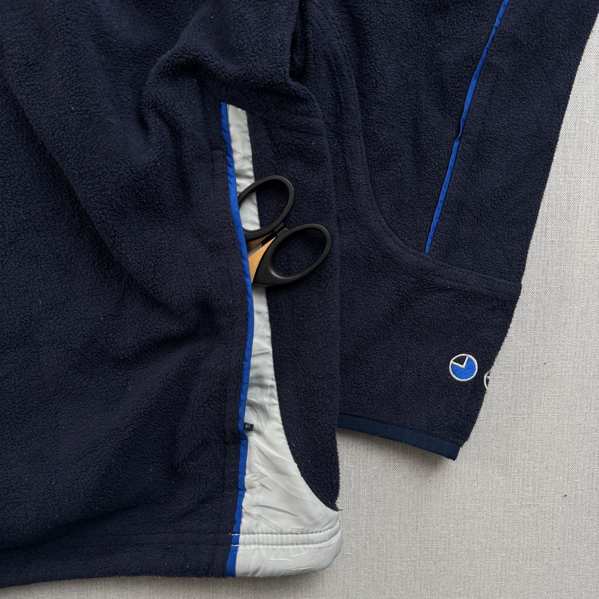 00s UMBRO アンブロ チェルシー フリース ハーフジップ ジャケット emirates ネイビー サッカー 2605-00138