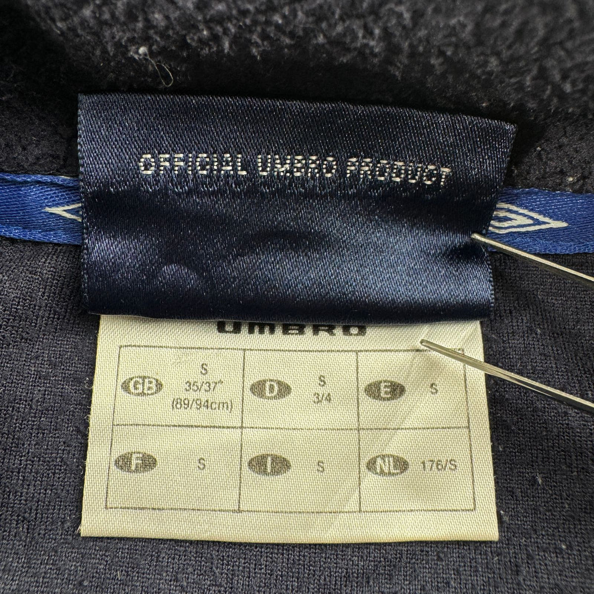 00s UMBRO アンブロ チェルシー フリース ハーフジップ ジャケット emirates ネイビー サッカー 2605-00138
