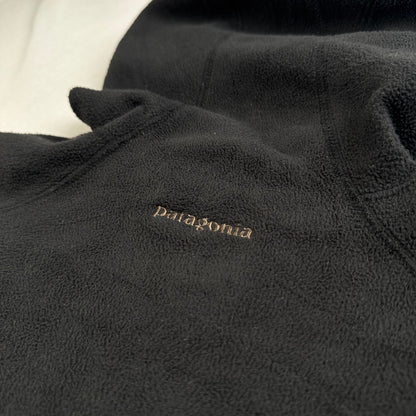 00s パタゴニア プラッシュ シンチラフリース フルジップ パーカー Plush Synchilla Sweat patagonia M 黒 2605-00137