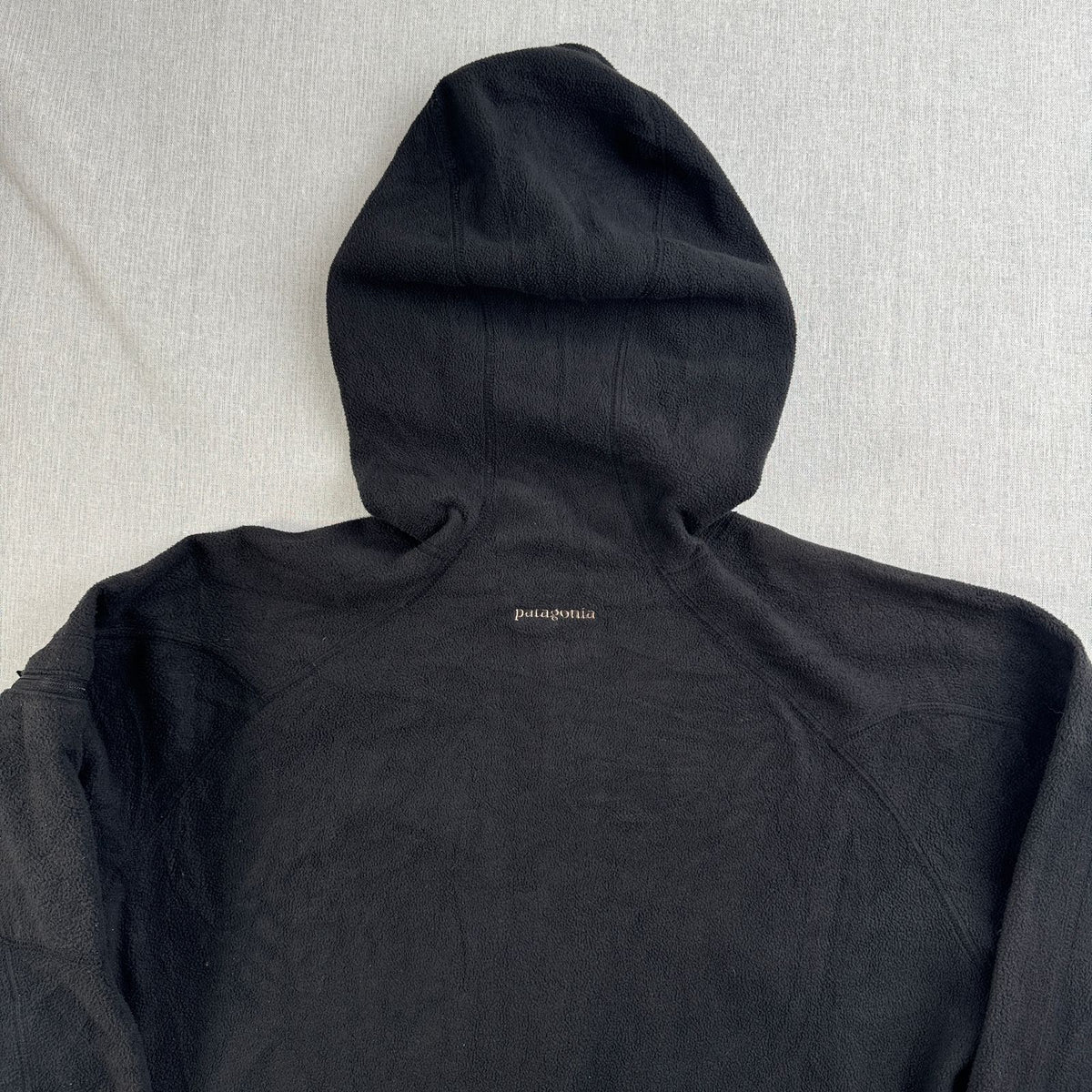 00s パタゴニア プラッシュ シンチラフリース フルジップ パーカー Plush Synchilla Sweat patagonia M 黒 2605-00137