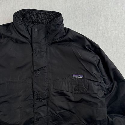 パタゴニア リバーシブル スナップジップ ジャケット フリース グリセード Reversible Snap-Zip Jacket 黒 グレー 2605-00170