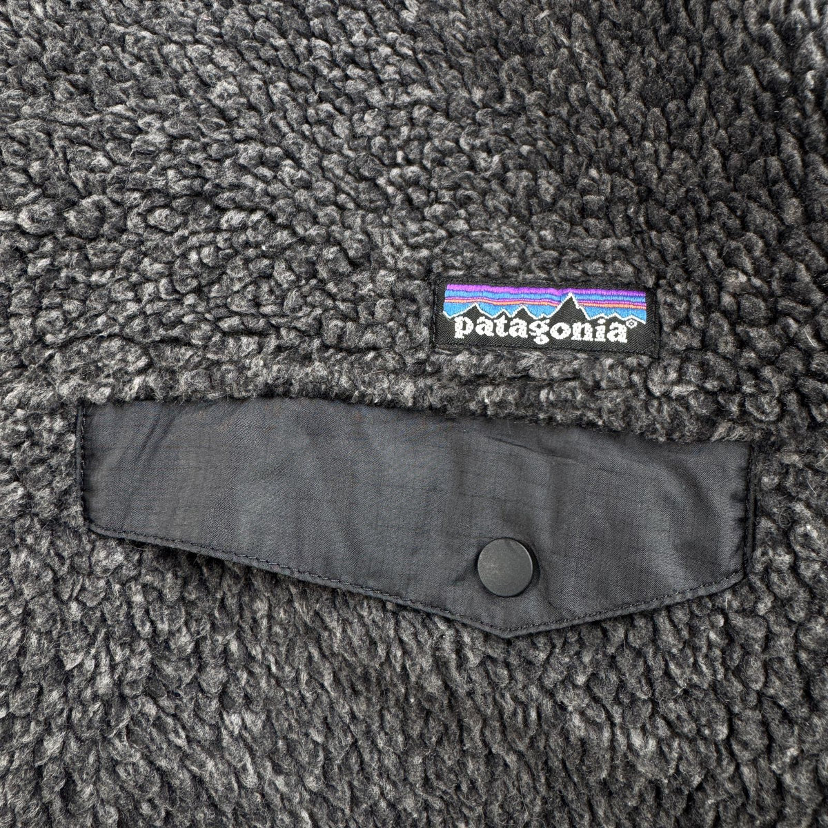 パタゴニア リバーシブル スナップジップ ジャケット フリース グリセード Reversible Snap-Zip Jacket 黒 グレー 2605-00170