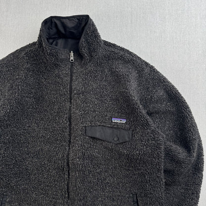 パタゴニア リバーシブル スナップジップ ジャケット フリース グリセード Reversible Snap-Zip Jacket 黒 グレー 2605-00170