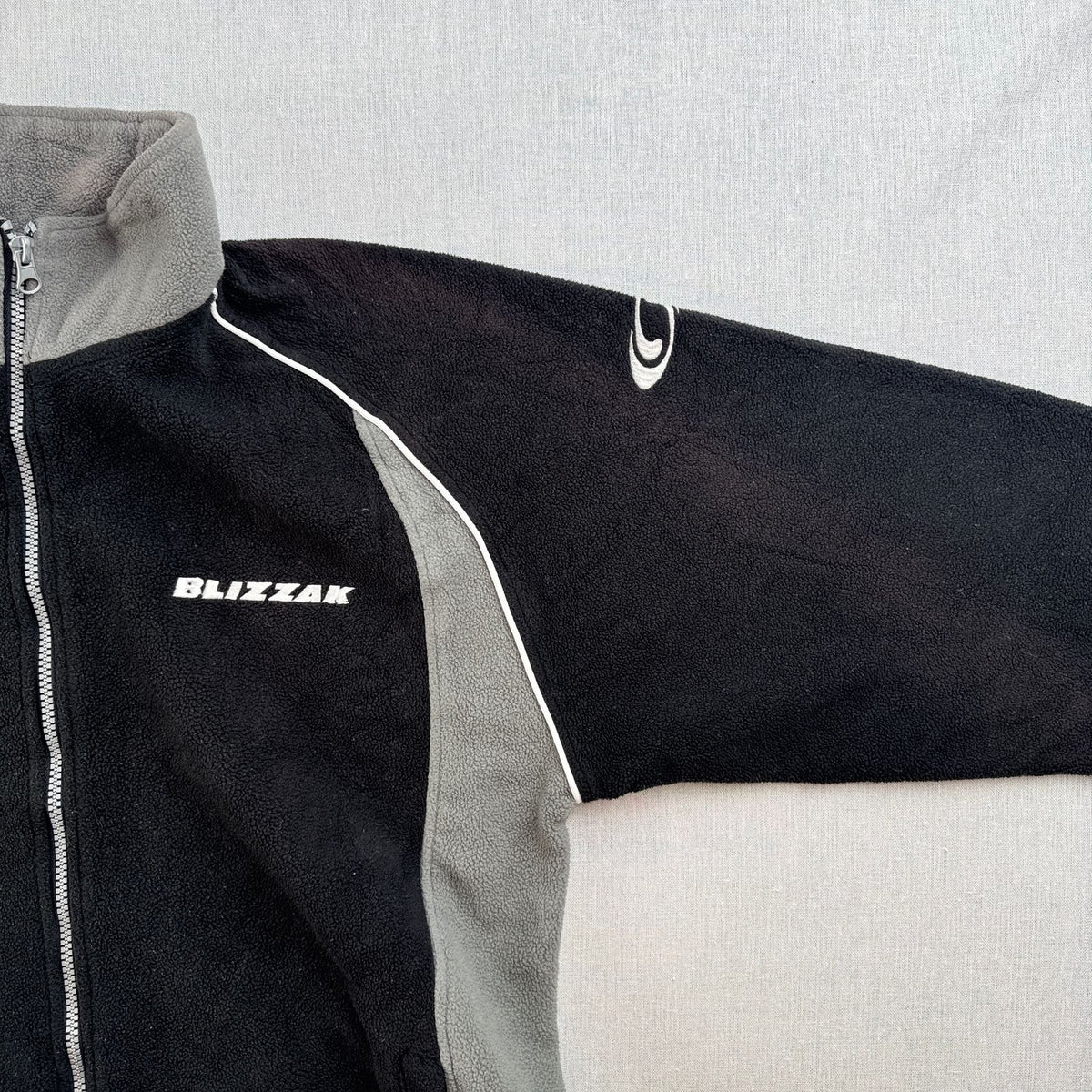 00s Salomon フリース サロモン Bridgestone BLIZZAK ブリヂストン ブリザック コラボ ジャケット フルジップ ブラック 2605-00196