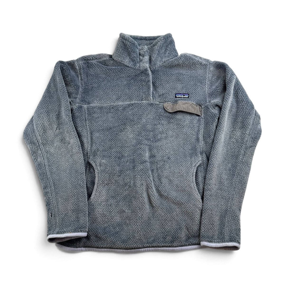 Patagonia パタゴニア SnapT リツール スナップT ハイパイル フリースプルオーバー グレー レディースL 2605-00216