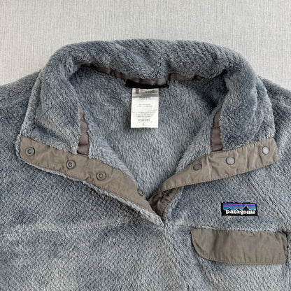Patagonia パタゴニア SnapT リツール スナップT ハイパイル フリースプルオーバー グレー レディースL 2605-00216