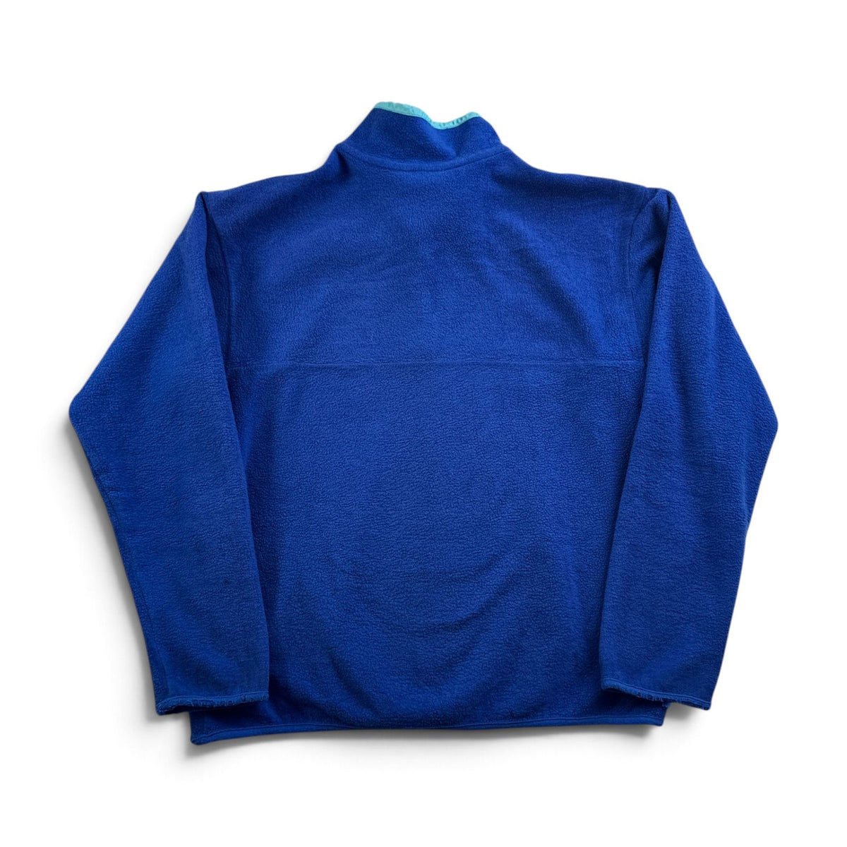 80s Patagonia パタゴニア Synchilla シンチラ スナップT 前立てナイロン 三角タグ フリース snapT スナップボタン ロイヤルブルー 2605-00217