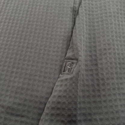 美品 Patagonia パタゴニア R1 グリッドフリース Polartec ポーラテック ハーフジップ プルオーバー 黒 ブラック 企業 L 2605-00270