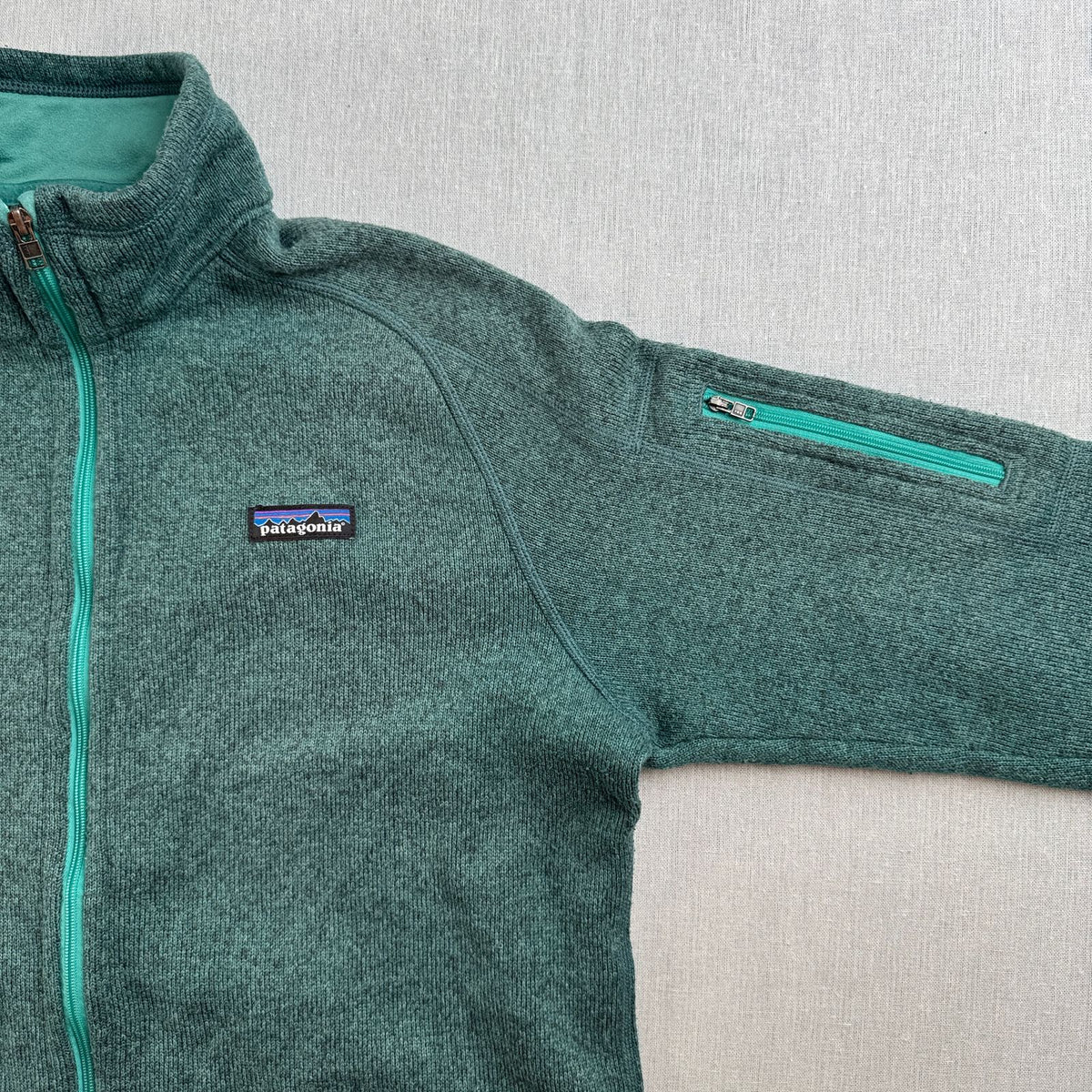 Patagonia パタゴニア ベターセーター Better Sweater フルジップ フリースジャケット グリーンヘザー ティール 2605-00258