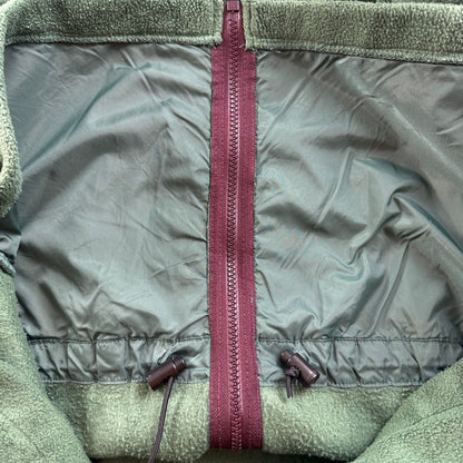 90s Columbia コロンビア リバーシブル フリース ジャケット グリーン パープル 2605-00294