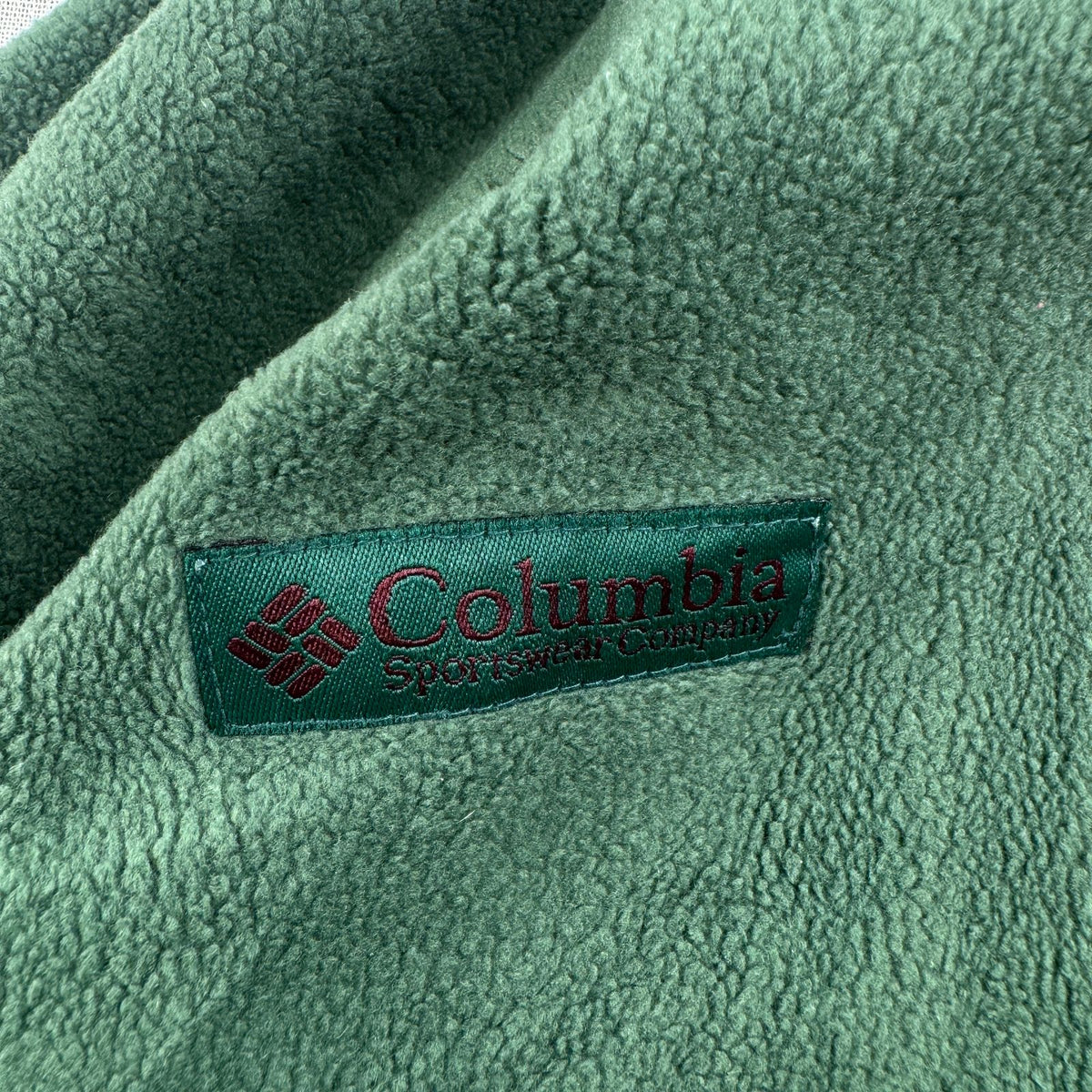 90s Columbia コロンビア リバーシブル フリース ジャケット グリーン パープル 2605-00294
