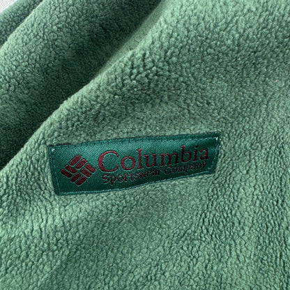 90s Columbia コロンビア リバーシブル フリース ジャケット グリーン パープル 2605-00294