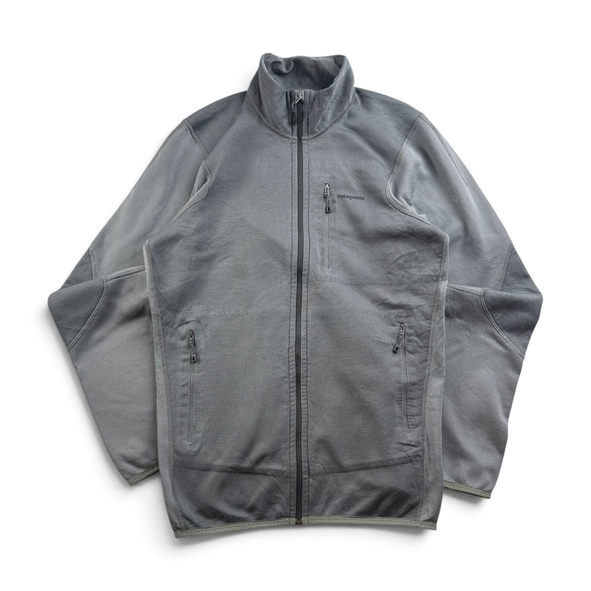 Patagonia パタゴニア ピトンハイブリッド フリースジャケット フルジップ ジャケット グレー 2013年製 2605-00295