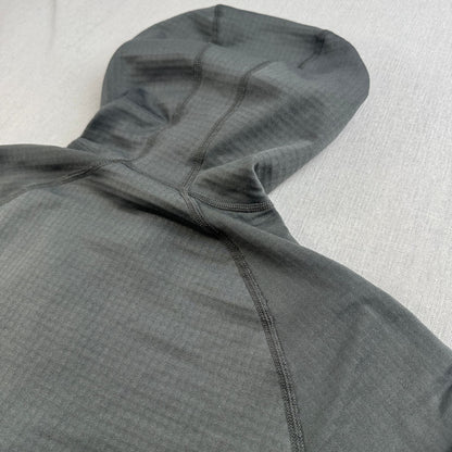 Patagonia パタゴニア R1 レギュレーター フーディ Polartec ポーラテック ハーフジップ プルオーバー パーカー フード グレー XS 2011年製 2605-00306