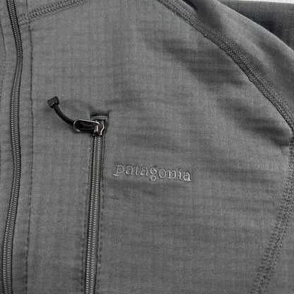 Patagonia パタゴニア R1 レギュレーター フーディ Polartec ポーラテック ハーフジップ プルオーバー パーカー フード グレー XS 2011年製 2605-00306