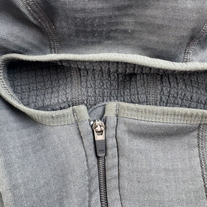 Patagonia パタゴニア R1 レギュレーター フーディ Polartec ポーラテック ハーフジップ プルオーバー パーカー フード グレー XS 2011年製 2605-00306